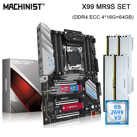 Купить Алиэкспресс | MACHINIST X99 MR9S Motherboard With Xeon E5 2699 ...