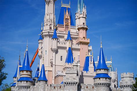 Latest Look at Cinderella Castle Repainting, Including Aerial Photos