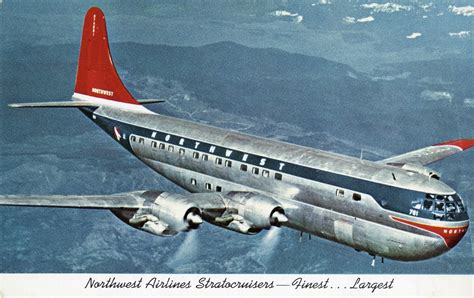 retrowar - Northwest Airlines – Boeing 377 Stratocruiser...