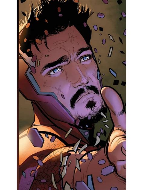 Tony Stark Comic Art