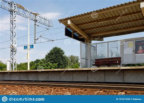 Small railway station editorial image. Image of local - 191671035