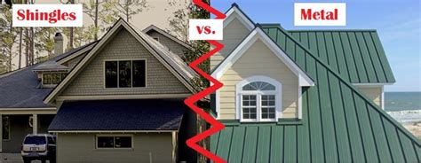 Difference Between Metal Roof and Shingle Roof