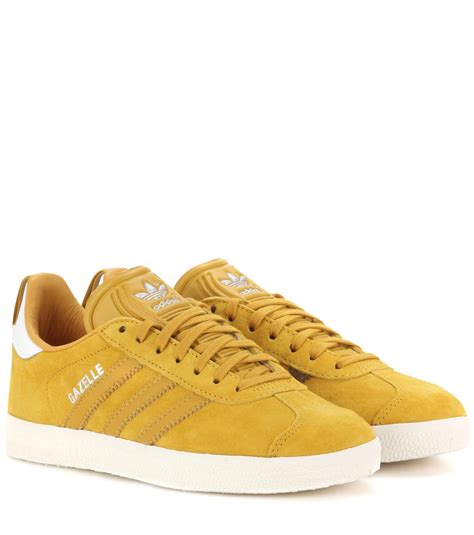 Adidas originals Gazelle Suede Sneakers in Yellow | Lyst