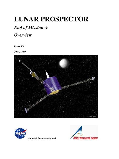 Lunar Prospector End of Mission Overview Press Kit | Moon | Outer Space