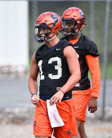 Syracuse QB Tommy DeVito getting 1st-team reps in Week 1 of camp (what ...