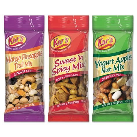 Kar's Trail Mix Variety Pack Assorted Flavors 24ct