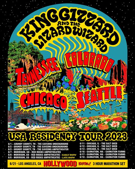 King Gizzard & the Lizard Wizard Announce 2023 Tour Dates and Concert ...