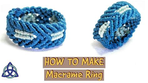 How to Make Macrame Ring | DIY EASY Ring - YouTube