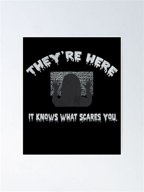 "They're here poltergeist movie" Poster for Sale by Dailytees | Redbubble