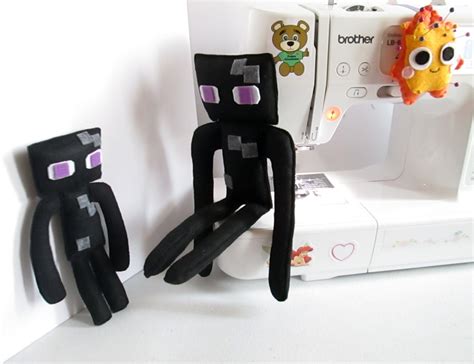 Enderman Plush Inspired by Minecraft Felt Plushie The End