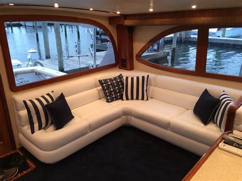 Custom Boat Interiors & Upholstery | Long Island Window Treatments