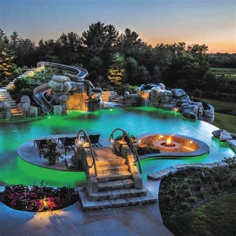 50+ Pool Waterfall Ideas