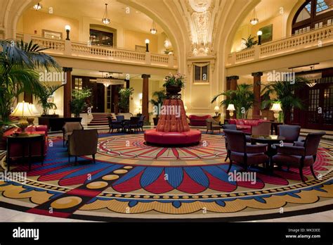 Interior of the Battle House Hotel, Mobile, Alabama Stock Photo - Alamy