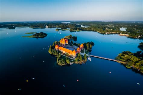 Trakai Castle, Trakai, Lithuania - Drone Photography