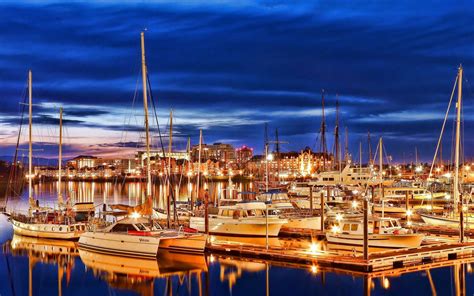 Man Made Harbor HD Wallpaper