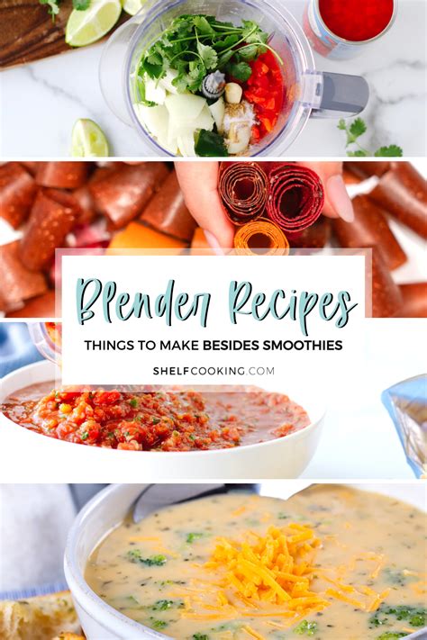 Blender Recipes | 20+ Easy Ways to Save Time & Money - Shelf Cooking