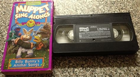 Muppet Sing Alongs: Billy Bunny's Animal Songs Used VHS Tape