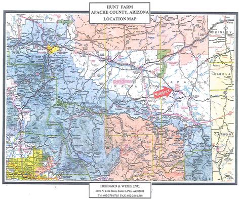 Maps of Hunt Farm, Apache County Arizona