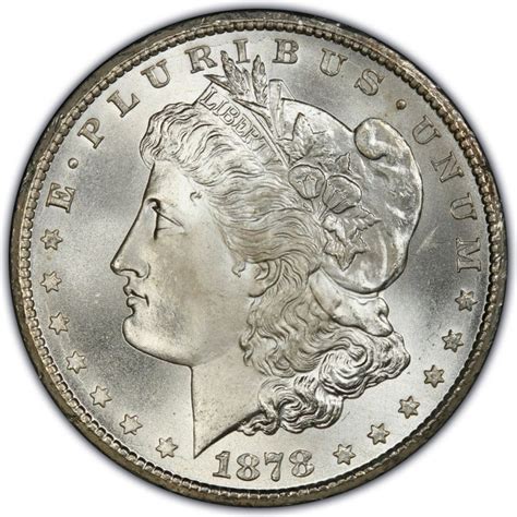 1878 Morgan Silver Dollar - Philadelphia Mint - Currency and Coin