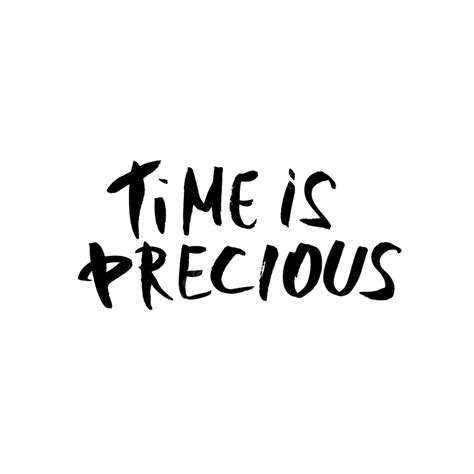 Precious Vector Art PNG, Time Is Precious Vector Quote, Banner, Quote ...