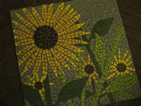 66 best Sunflower mosaics images on Pinterest | Sunflowers, Mosaic ...