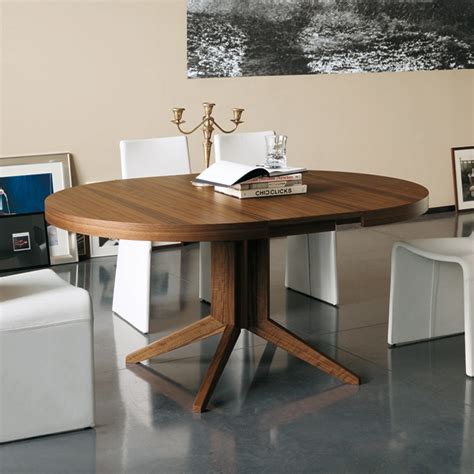 Porada Bryant Round Extending | Wooden Dining Table | Contemporary ...