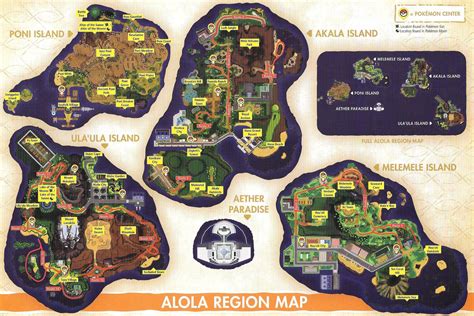 Alola Region Map | Discover the World of Pokemon