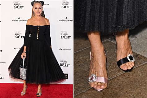 Sarah Jessica Parker Wears Mismatched Shoes at New York City Ballet Gala