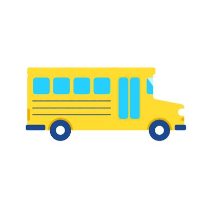 🚌 School Bus - Royalty-Free GIF - Animated Sticker - Free PNG ...