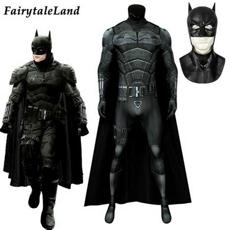 2022 Movie The Batman Cosplay Costume Of Bruce Wayne Robert Pattinson ...