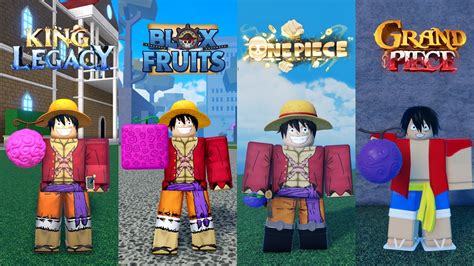 Becoming Luffy In Every One Piece Game (Roblox) - YouTube