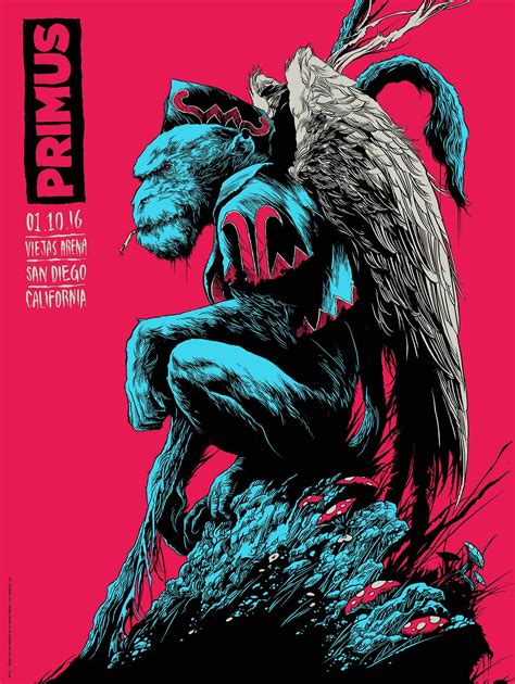 Primus Concert Posters by Ken Taylor | Concert poster design, Rock ...