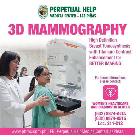 New 3D Mammogram Tomosynthesis Machine - Perpetual Help Medical Center