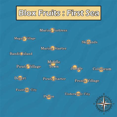 Blox Fruits Map - All Islands, Locations, & Level Requirements - Pro ...