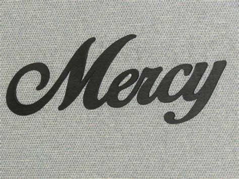 MERCY Wall Word Art Decor Wall Hanging - Etsy