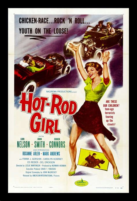 Hot Rod Gang Old Movie Poster,1958