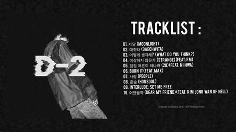 [Full Album] Agust D - D-2 | Mixtape — TRACKLIST | Agust d, Mixtape ...