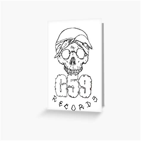 "G59 Skull Logo Art - Suicideboys Merch" Greeting Card by dishess ...