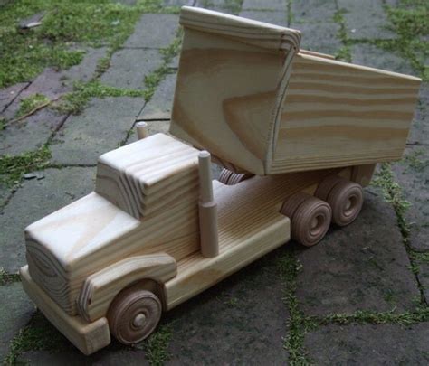 Dump Truck Wooden Toy featured in Mothering Magazine