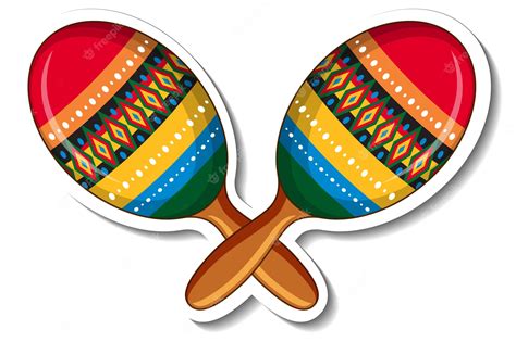 Maracas Clipart Transparent PNG Hd, Striped Maracas Clip Art - Clip Art ...