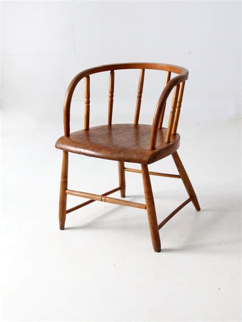 antique barrel back chair – 86 Vintage