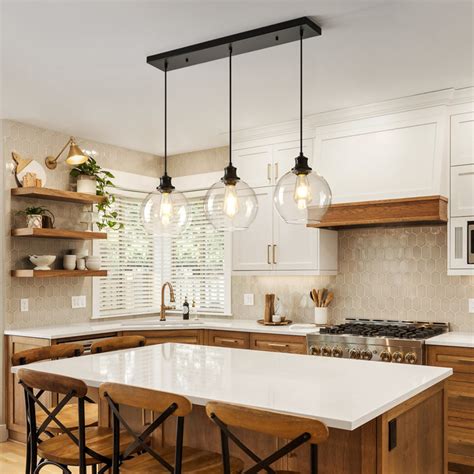 Breakwater Bay Concow 3 - Light Matte Black Kitchen Island Pendant ...