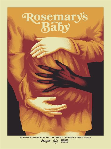 ROSEMARY'S BABY Screen Printed Poster - Etsy