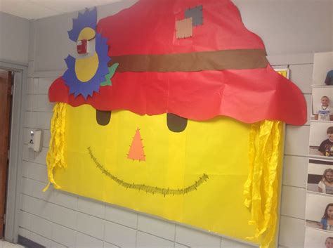 Scarecrow Bulletin Board | Thanksgiving classroom, Fall bulletin boards ...