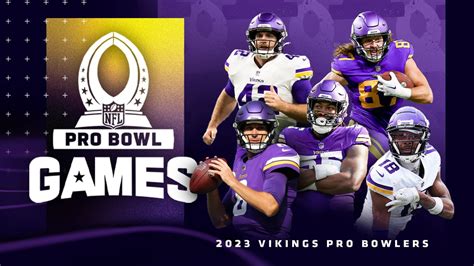 Five Vikings Selected to the 2023 NFL Pro Bowl Games