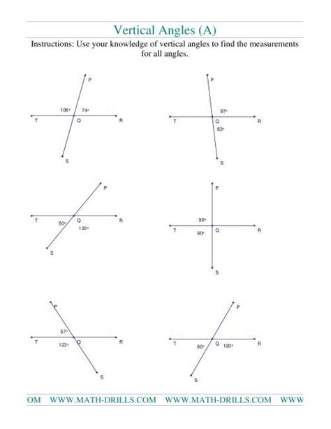 Vertical Angles (A)