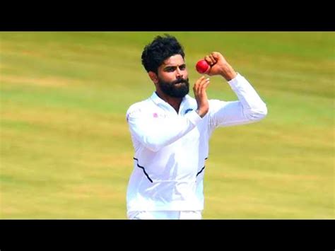 ravindra jadeja bowling action in slow motion - YouTube