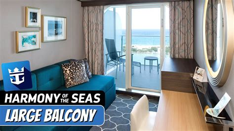 Harmony of the Seas | Ocean View Stateroom with Large Balcony Tour ...