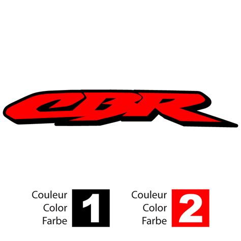 Honda CBR logo bicolor Sticker