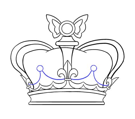 How to Draw a Crown in a Few Easy Steps | Easy Drawing Guides